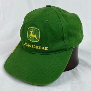 Vintage John Deere Owner's Edition Green Embroidered Adjustable Strapback Hat